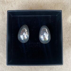 Sterling Silver Teardrop Earrings, made in MEXICO